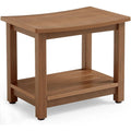 Heavy‑Duty HDPS Shower Bench with Storage