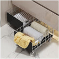 2‑Pack Rolling Under‑Desk & Under‑Sink Utility Storage Cart