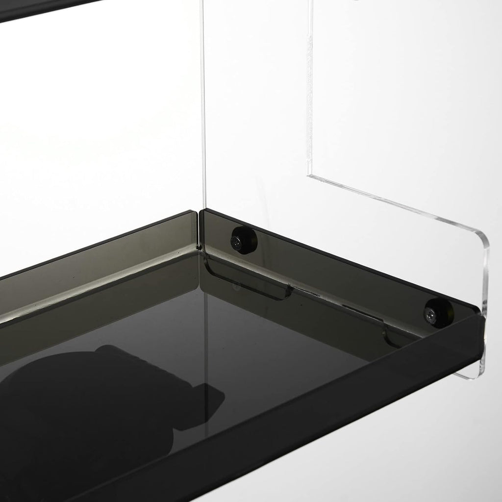 Brown 2‑Tier Acrylic Bathroom Counter Organizer