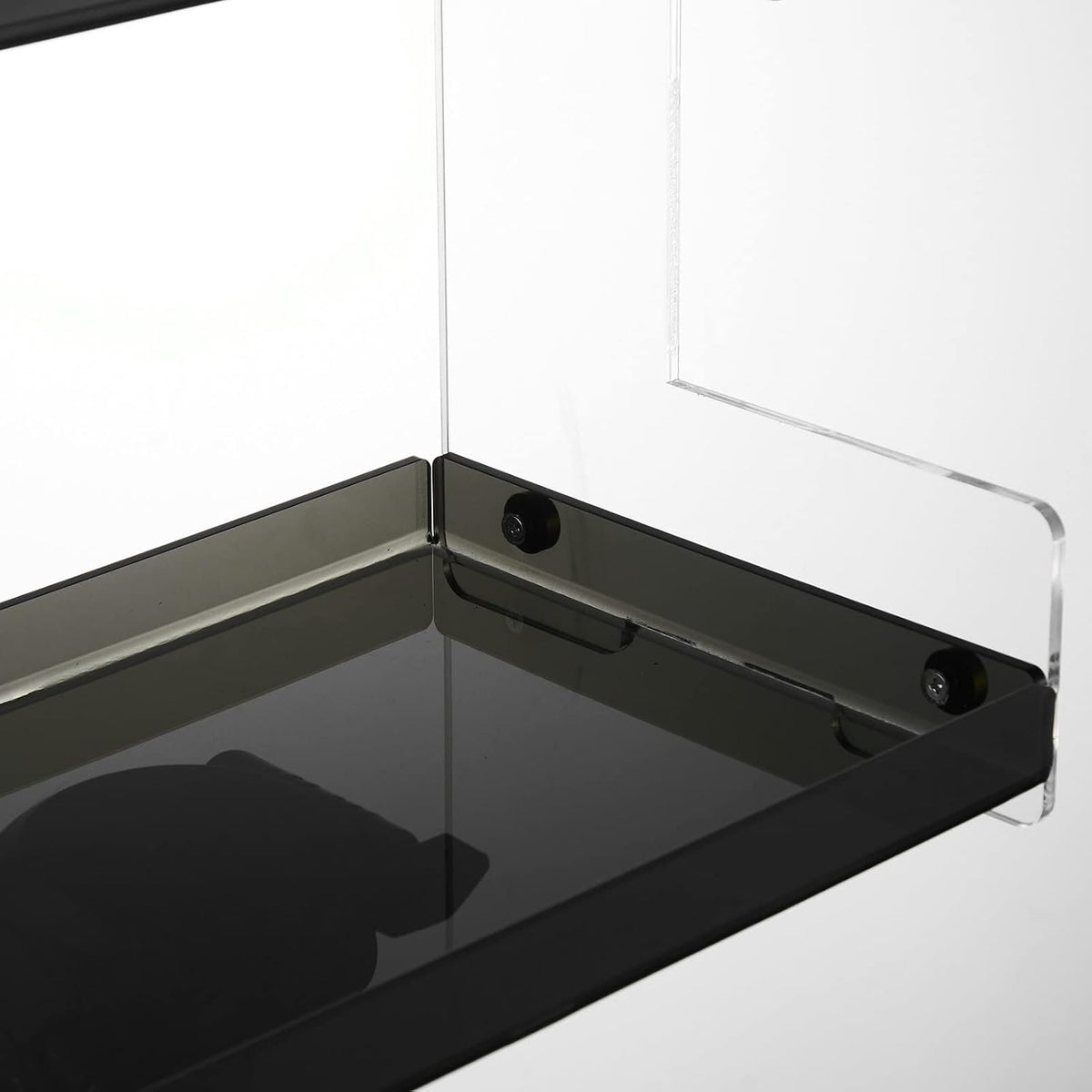 Brown 2‑Tier Acrylic Bathroom Counter Organizer