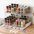 Spice Rack, Countertop Shelf Organizer, 2 Tier Kitchen Organizer