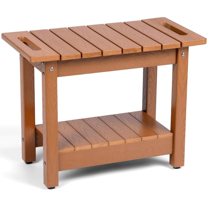 24" HIPS Waterproof Shower Bench